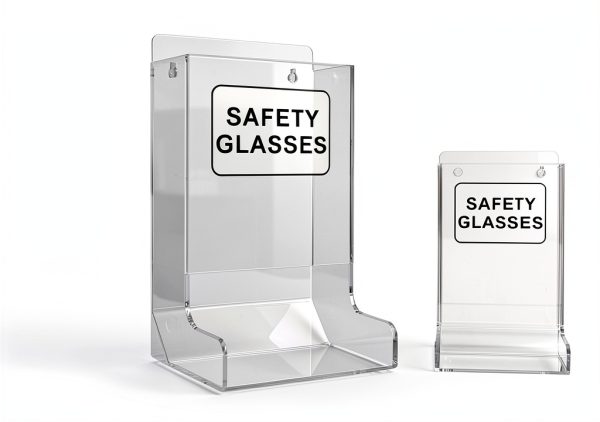 Acrylic Safety Glasses Dispenser Healthible Clear Stand Holder-1