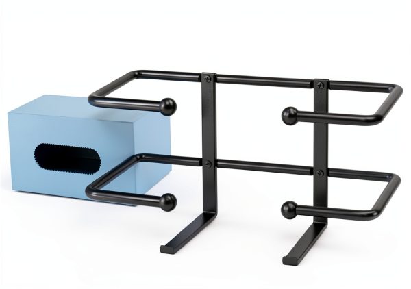 niffgaff Glove Box Dispenser Wall Mount Black Small 10.4x3.5in-2