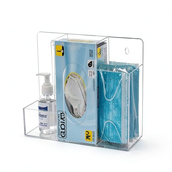Acrylic Hygiene Dispenser Station by Aphbrada Wall/Tabletop-4