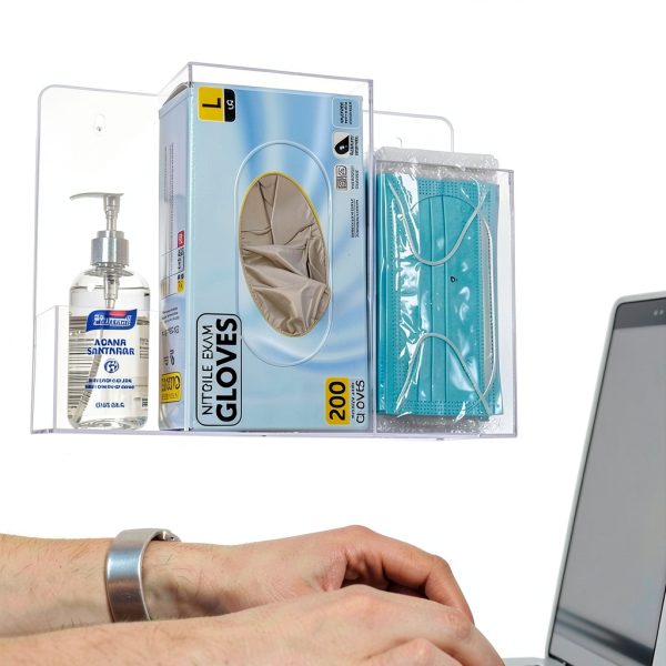Acrylic Hygiene Dispenser Station by Aphbrada Wall/Tabletop-3