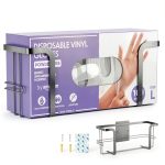 Glove Box Holder Wall Mount XILIMEN Disposable Dispenser Black 1PC-0